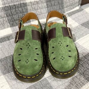 Dr. Martens Jorge Desert Oasis Suede Slingback Mules. Womens 6. Brand New.